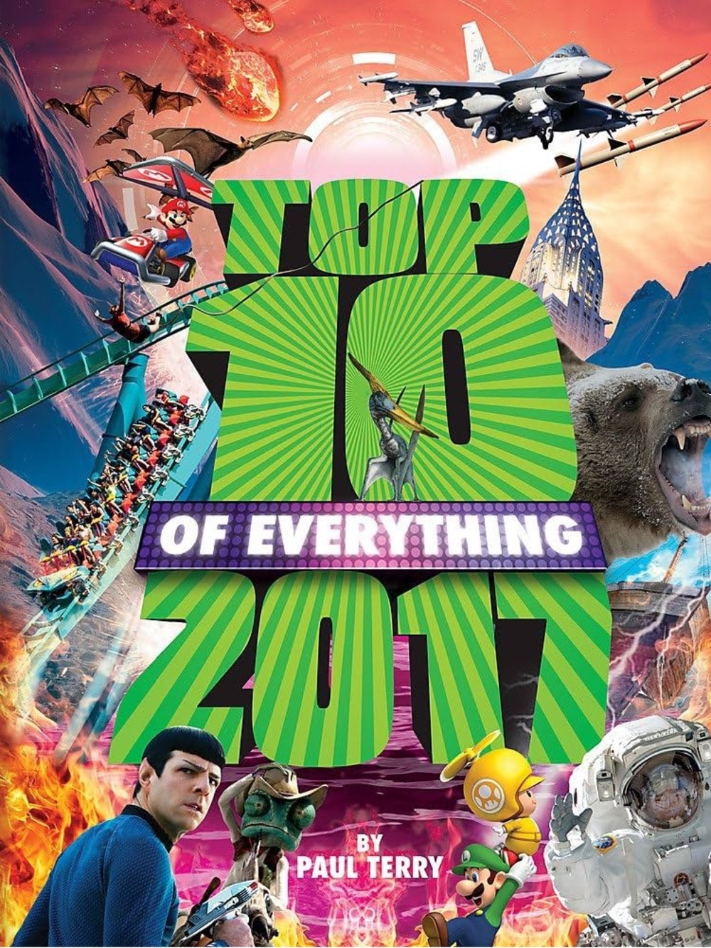 top 10 of everything 2017 by paul terry hardcover book